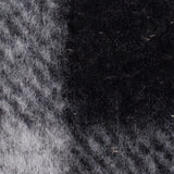 Small Gray/Ivory Bonded Lamb Leather and Felted Wool