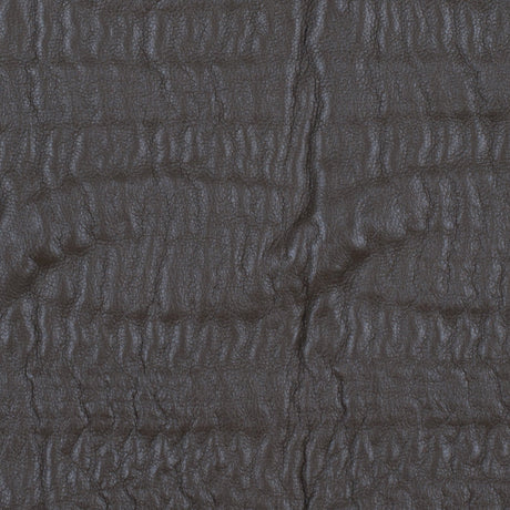 Medium Brown/Black Textural Bonded Lamb Leather and Wool