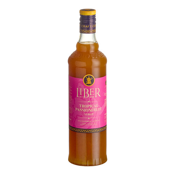 Liber & Co Tropical Passionfruit Syrup 750 mL - 6/Case