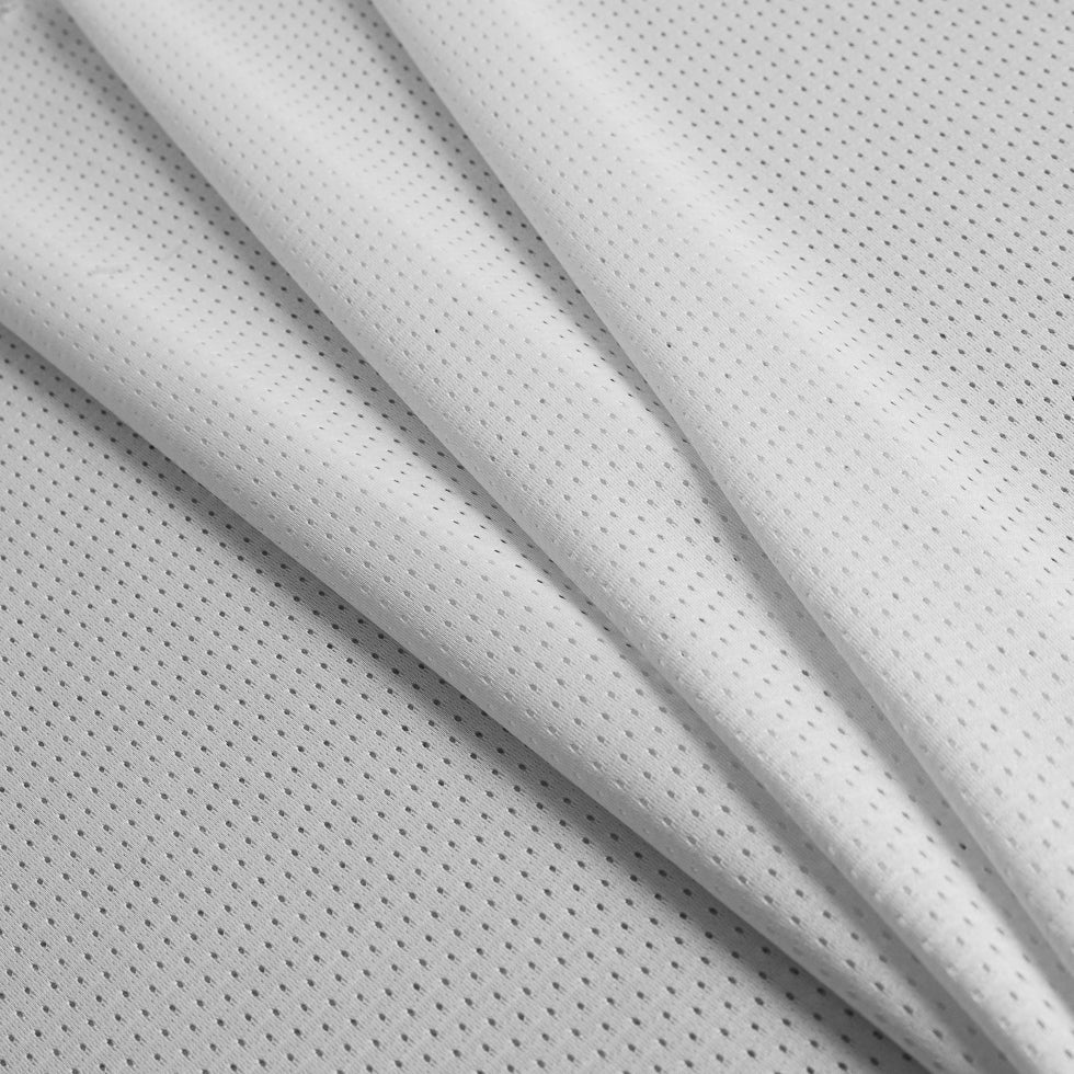 Polyester Athletic Mesh - White 100 Denier