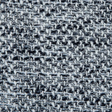 White, Navy and Gray Cotton Tweed