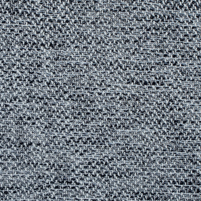 White, Navy and Gray Cotton Tweed