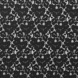 Graystone and Navy Floral Cotton Lace
