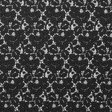 Graystone and Navy Floral Cotton Lace