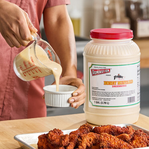 Admiration Premier Honey Mustard Dressing 1 Gallon - 4/Case