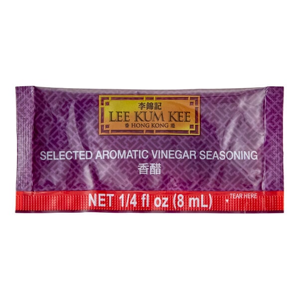 Lee Kum Kee Selected Aromatic Vinegar Seasoning Packet 8 mL - 600/Case