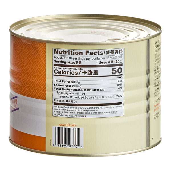 Lee Kum Kee Plum Sauce 5 lb. 1 oz.