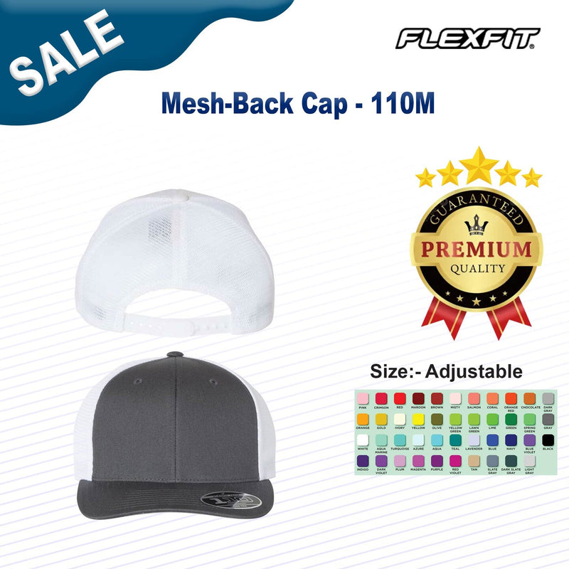 Flexfit Classic mesh back hat featuring a familiar casual silhouette for everyday headwear