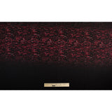 Red/Gray Abstract Wool Knit Panels