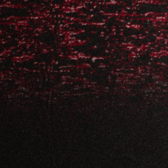Red/Gray Abstract Wool Knit Panels