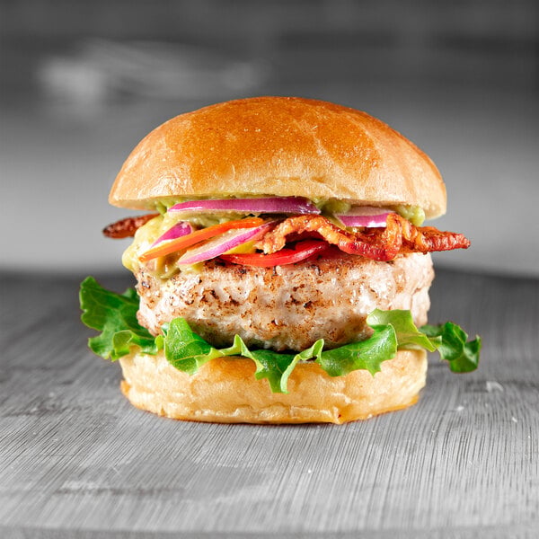 Rastelli's 2 oz. All-Natural Turkey Burger - 80/Case