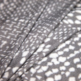 Gray/White Spotted Stretch Rayon Jersey Knit