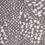 Gray/White Spotted Stretch Rayon Jersey Knit