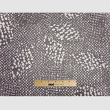 Gray/White Spotted Stretch Rayon Jersey Knit
