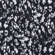 Midnight Blue and White Abstract Cotton Woven