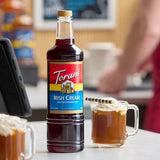 Torani Irish Cream Flavoring Syrup Plastic Bottle 1 Liter - 6/Case