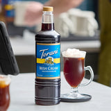 Torani Sugar-Free Irish Cream Flavoring Syrup Plastic Bottle 1 Liter - 6/Case