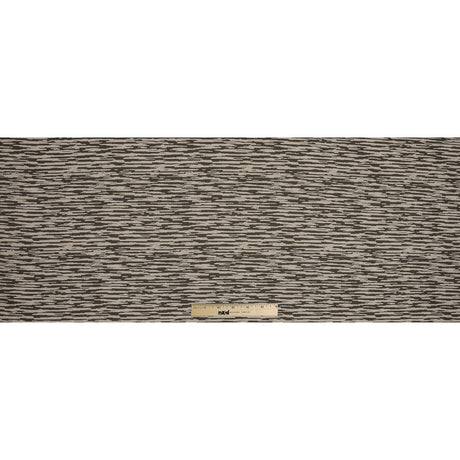 Beige and Olive Striated Wool Jacquard