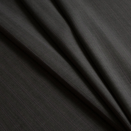 Neutral Gray/Pink Pinstriped Super 120 Wool Suiting