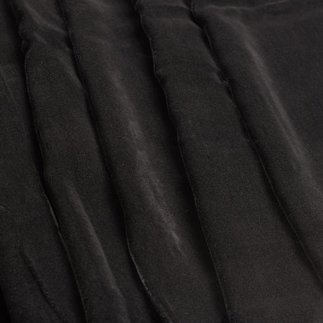 Soft Rayon-Silk Velvet - Black - Cicero Collection
