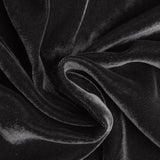 Soft Rayon-Silk Velvet - Black - Cicero Collection