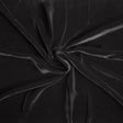 Soft Rayon-Silk Velvet - Black - Cicero Collection