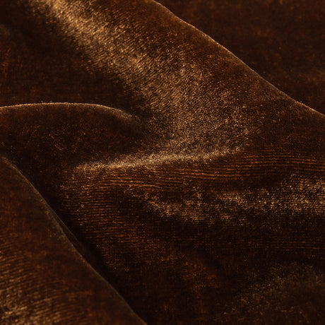 Soft Rayon-Silk Velvet - Rust Brown - Cicero Collection