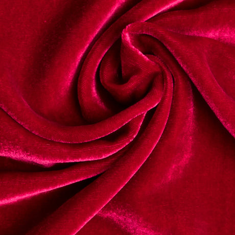 Soft Rayon-Silk Velvet - Garnet - Cicero Collection