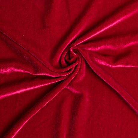 Soft Rayon-Silk Velvet - Garnet - Cicero Collection