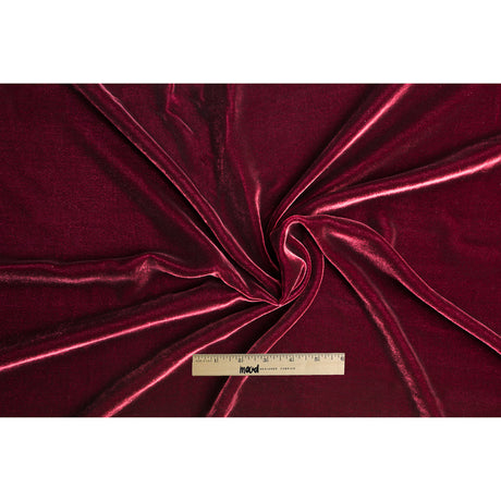 Soft Rayon-Silk Velvet - Sultan Red - Cicero Collection