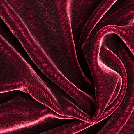 Soft Rayon-Silk Velvet - Sultan Red - Cicero Collection