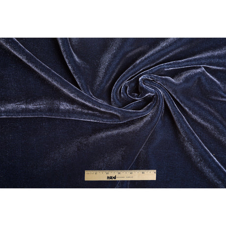 Soft Rayon-Silk Velvet - Caspian Blue - Cicero Collection