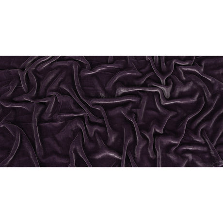 Soft Rayon-Silk Velvet - Gunmetal - Cicero Collection