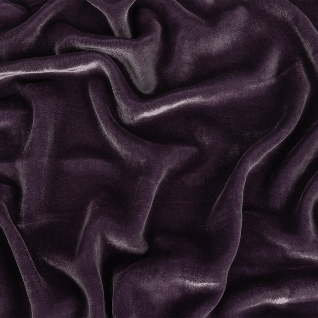 Soft Rayon-Silk Velvet - Gunmetal - Cicero Collection