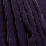 Soft Rayon-Silk Velvet - Plum - Cicero Collection