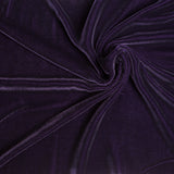 Soft Rayon-Silk Velvet - Plum - Cicero Collection