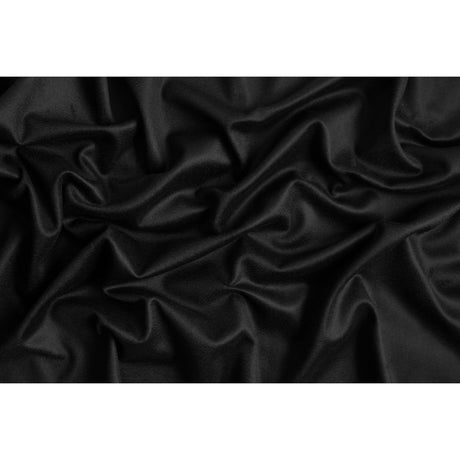 100% Cashmere Suiting Fabric - Black - Made in Italy