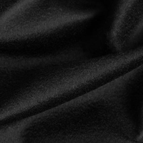 100% Cashmere Suiting Fabric - Black - Made in Italy