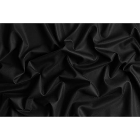 Super 160 Wool Suiting - Black