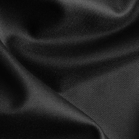 Super 160 Wool Suiting - Black