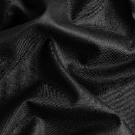 Super 160 Wool Suiting - Black