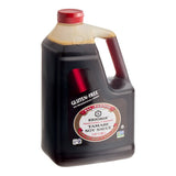 Kikkoman .5 Gallon Gluten-Free Preservative Free Tamari Soy Sauce - 6/Case