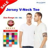 BELLA + CANVAS® Unisex Jersey V Neck Short Sleeve Tee