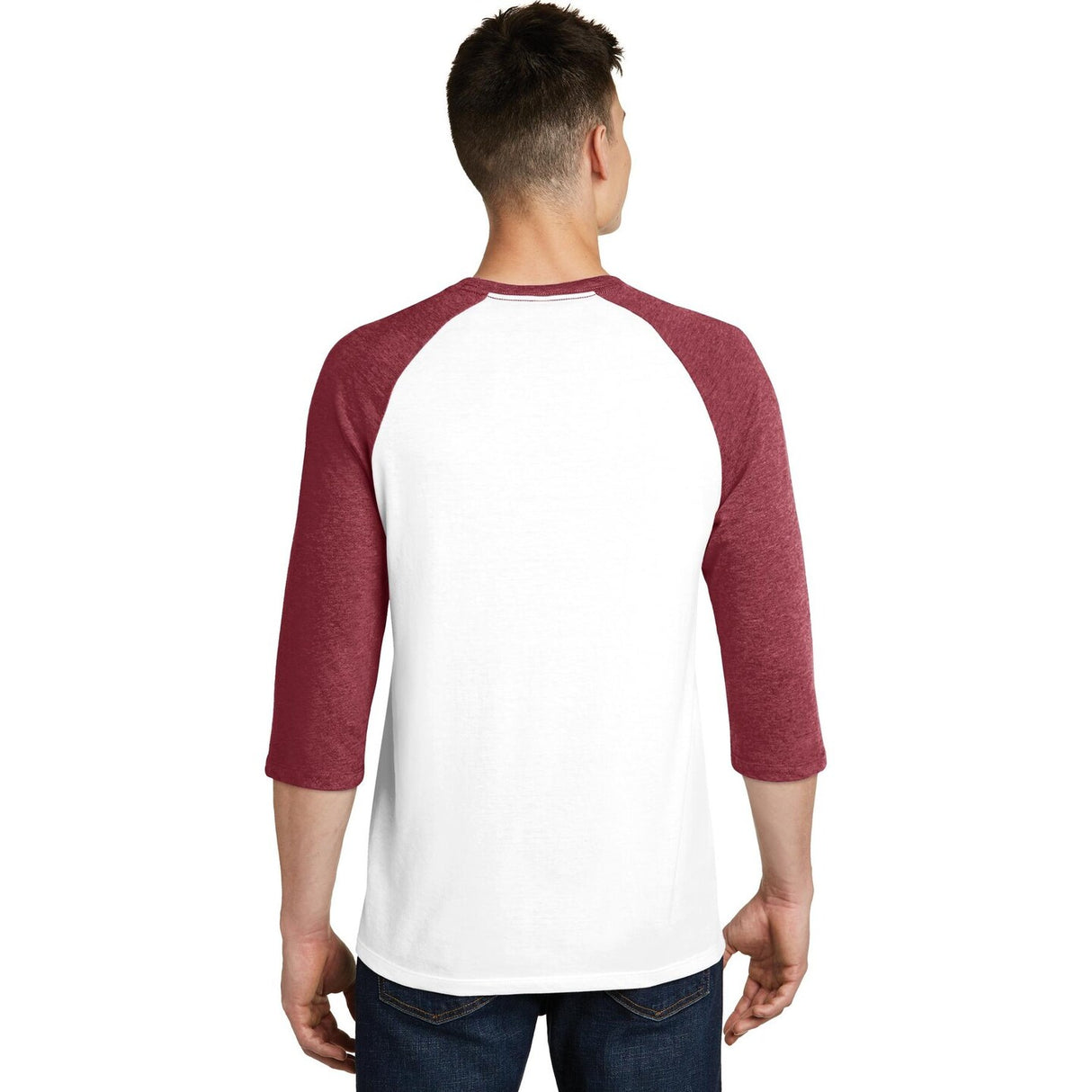 Gildan® Heavy Cotton Raglan Crewneck Three-Quarter Sleeve T-Shirt