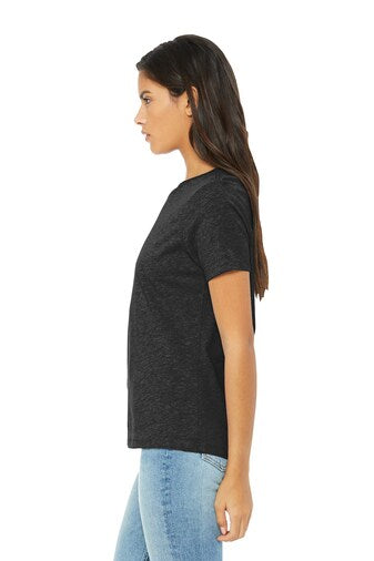 BELLA + CANVASÂ Womenâ€™s Relaxed Triblend Short Sleeve Crewneck Tee - S