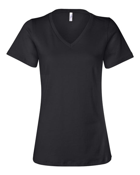 BELLA + CANVAS® Women’s Jersey Relaxed Short Sleeve V-Neck T-shirt