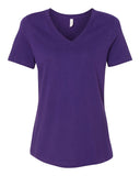 BELLA + CANVAS® Women’s Jersey Relaxed Short Sleeve V-Neck T-Shirt