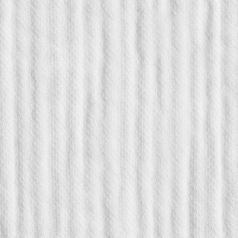 Italian White Textured Cotton-Poly Woven
