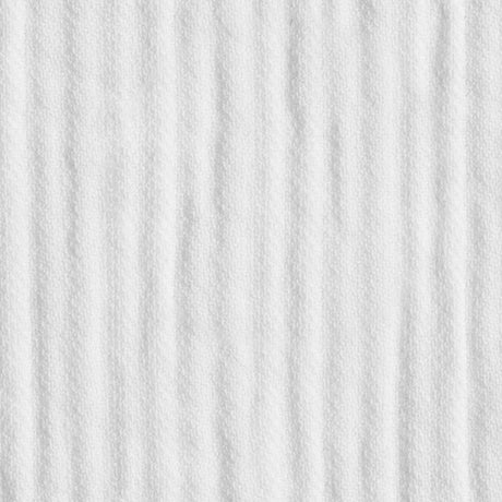 Italian White Textured Cotton-Poly Woven