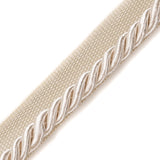 Ivory Cotton Blend Twisted Cord Trim - 0.25"